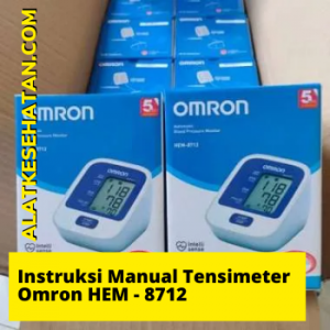 Instruksi Manual Tensimeter Omron HEM - 8712